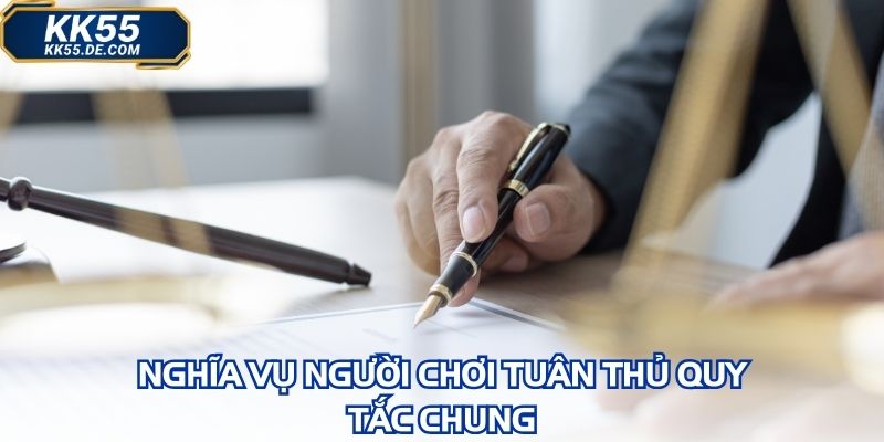 Nghĩa vụ người chơi tuân thủ quy tắc chung